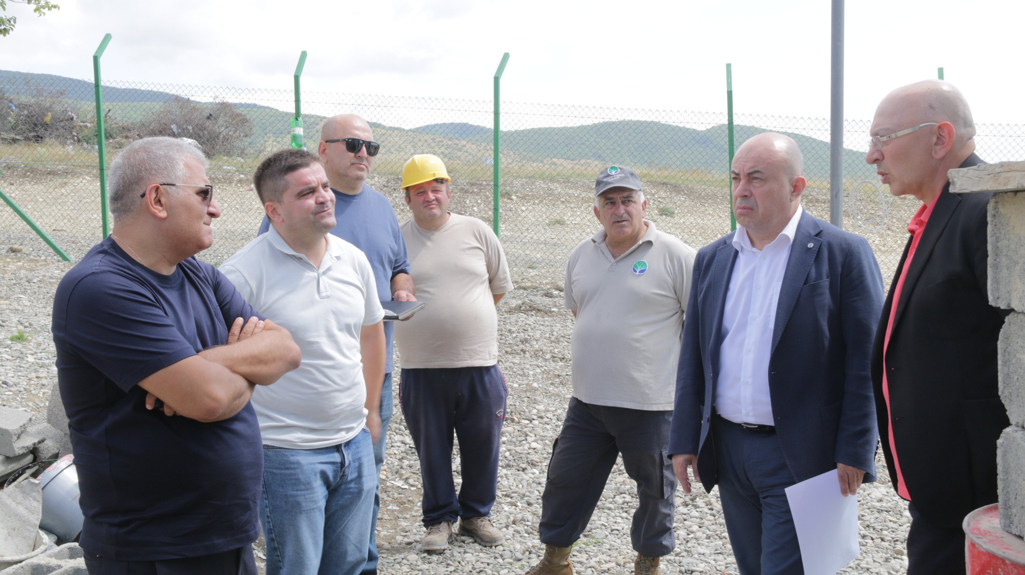 The construction of the "business yard" is underway in the village of Martkopi