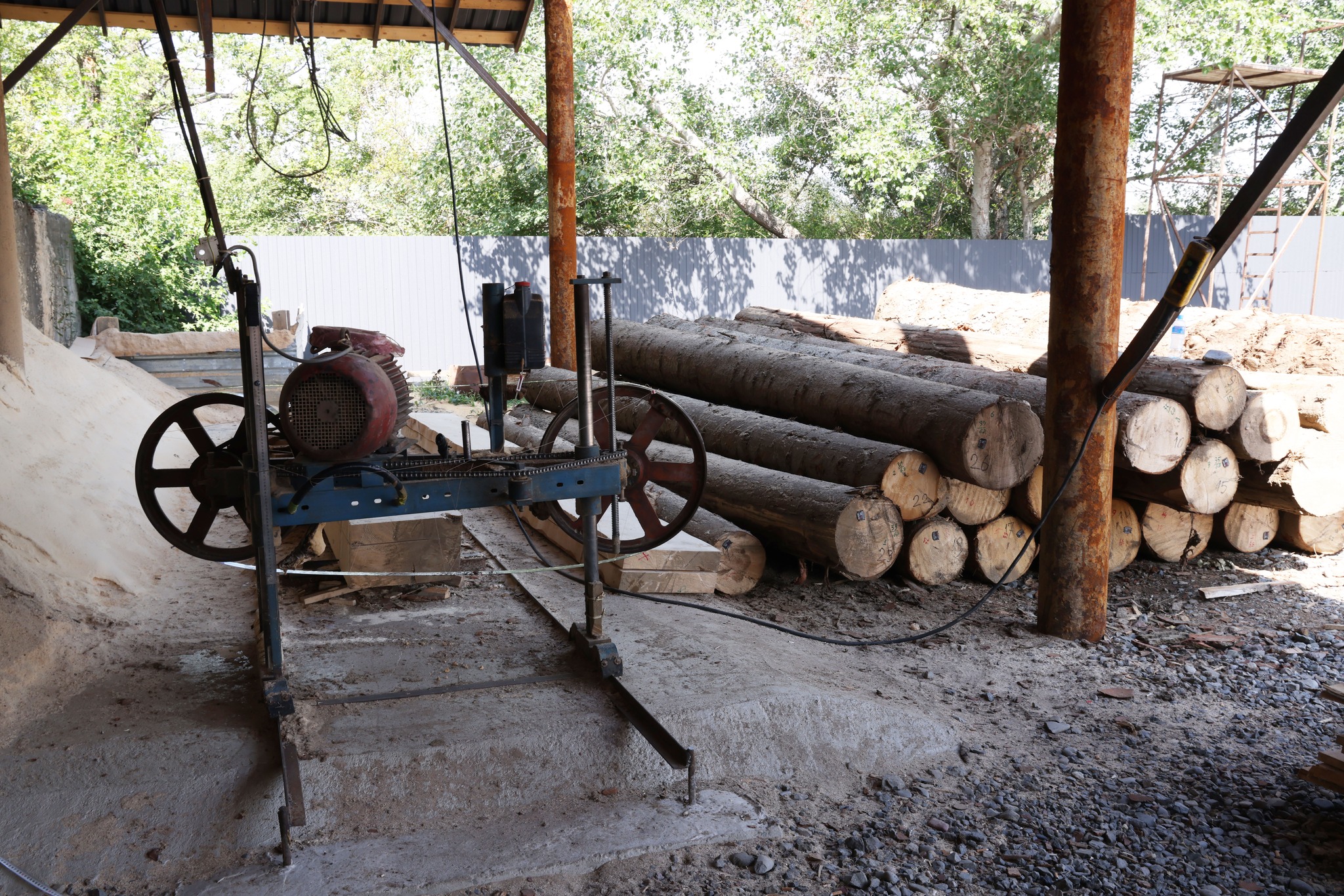 The fact of illegal logging in Shida Kartli