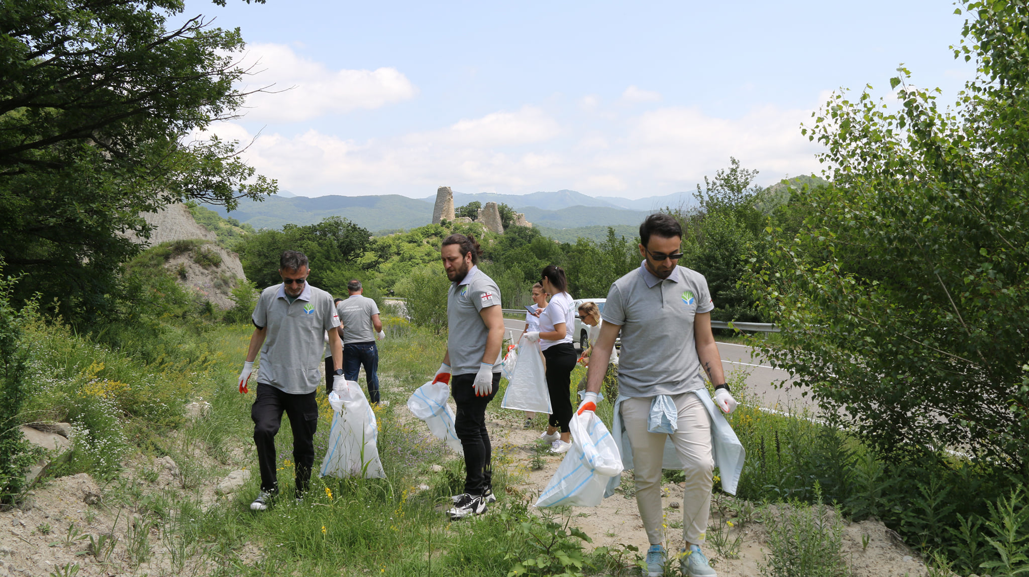 Cleaning action in the vicinity of Ujarma Fortress
