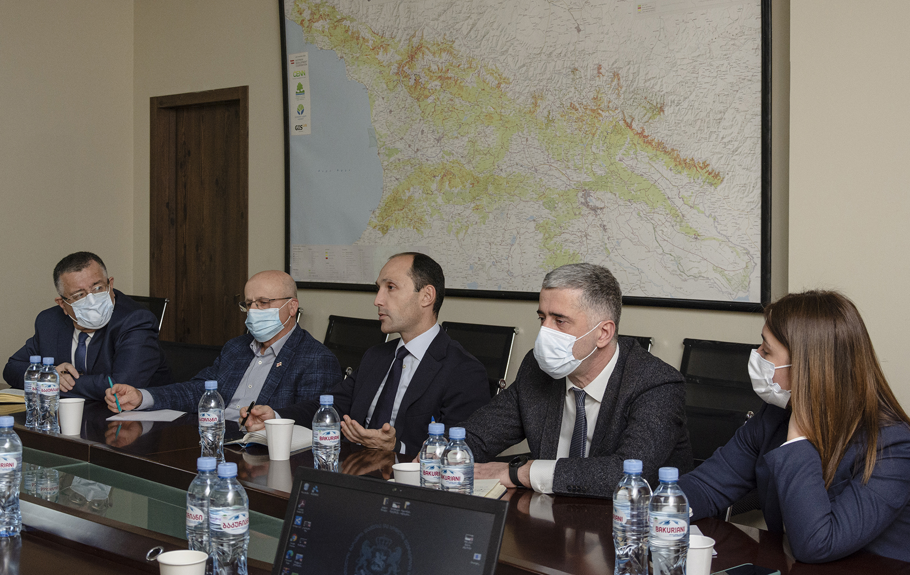 Minister of Environmental Protection and Agriculture Levan Davitashvili met with the management of the National Forestry Agency