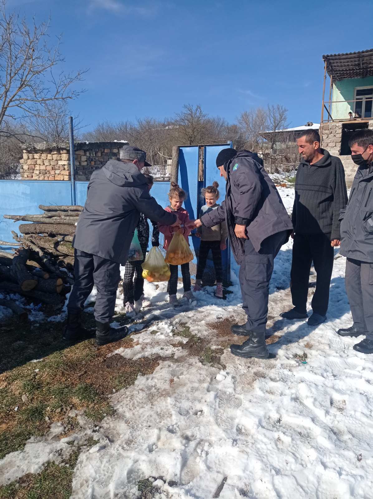 Assistance of Employees of the National Forestry Agency Shida Kartli and Samtskhe-Javakheti Forest Services  to large families