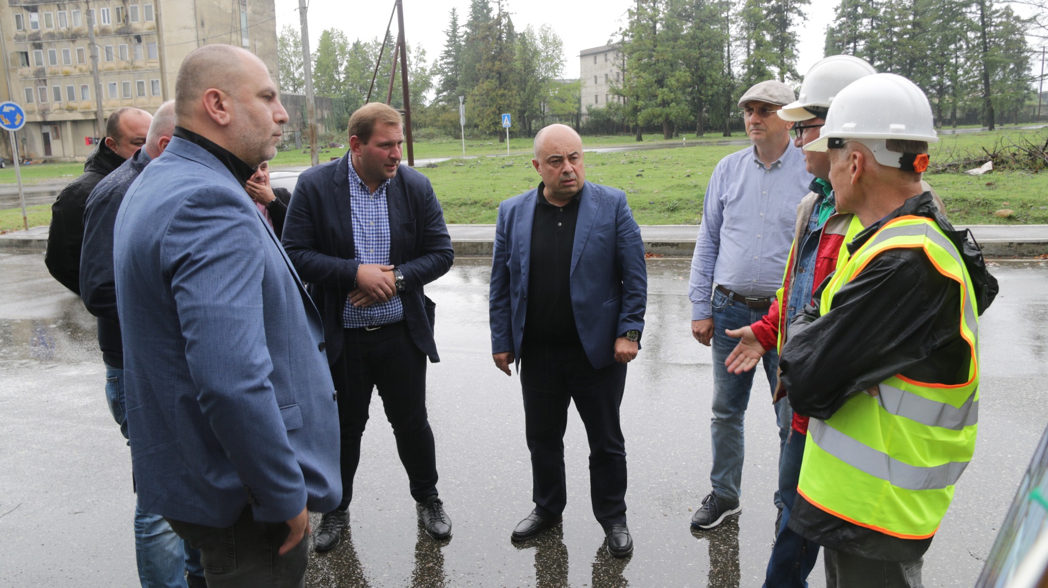 Construction of the Forestry Service new office is underway in the Samegrelo-Zemo Svaneti region