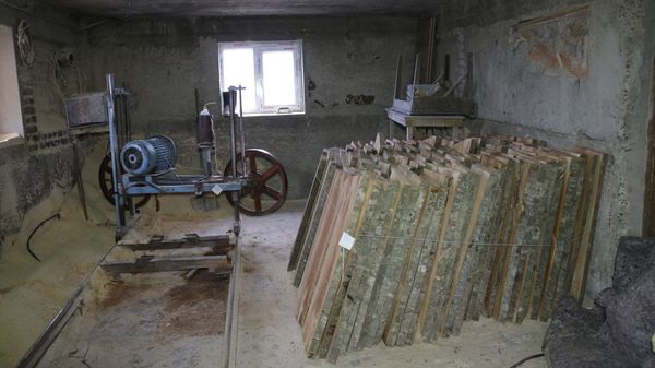 Illegal sawmill in Sachkhere Municipality