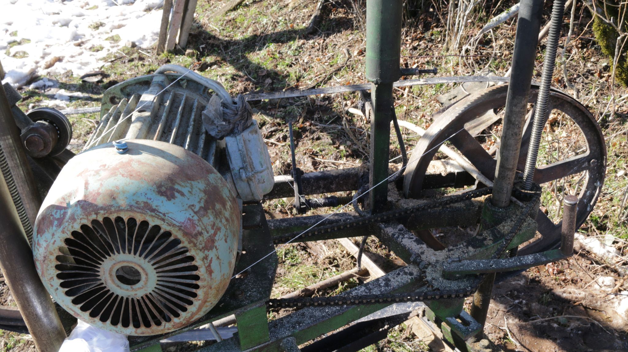 Unregistered sawmill in Imereti region