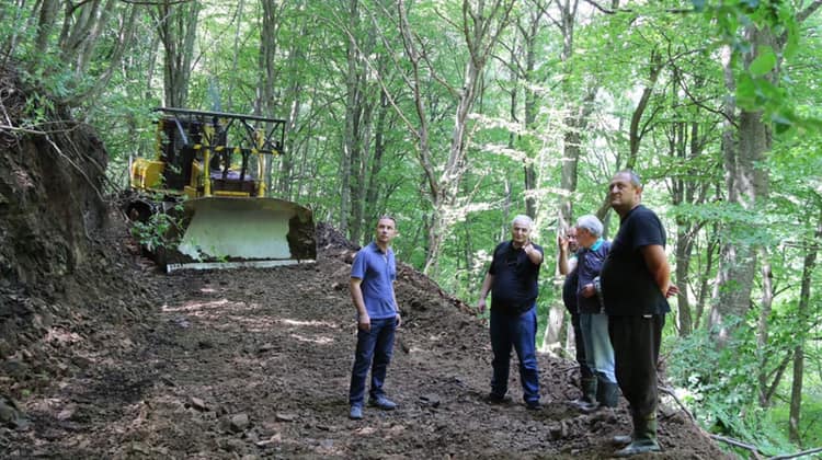 Rehabilitation of forestry roads in Kavtiskhevi