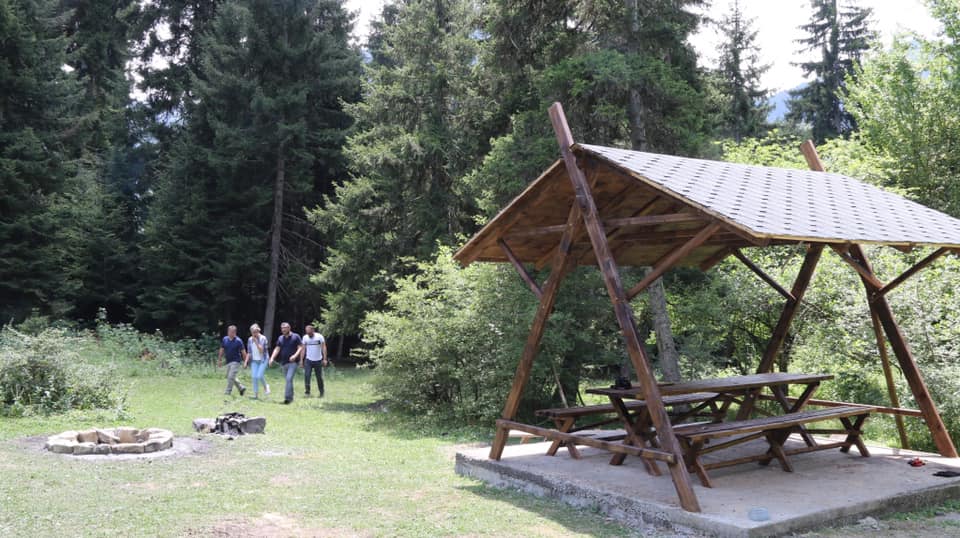 Camping place in Borjomi