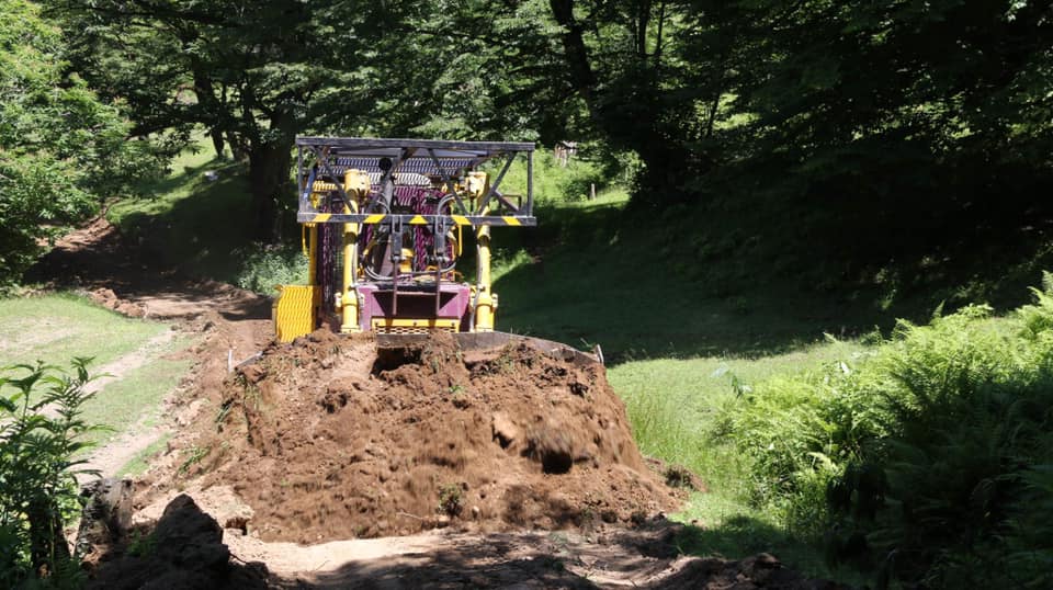 Forestry roads rehabilitation in Tianeti