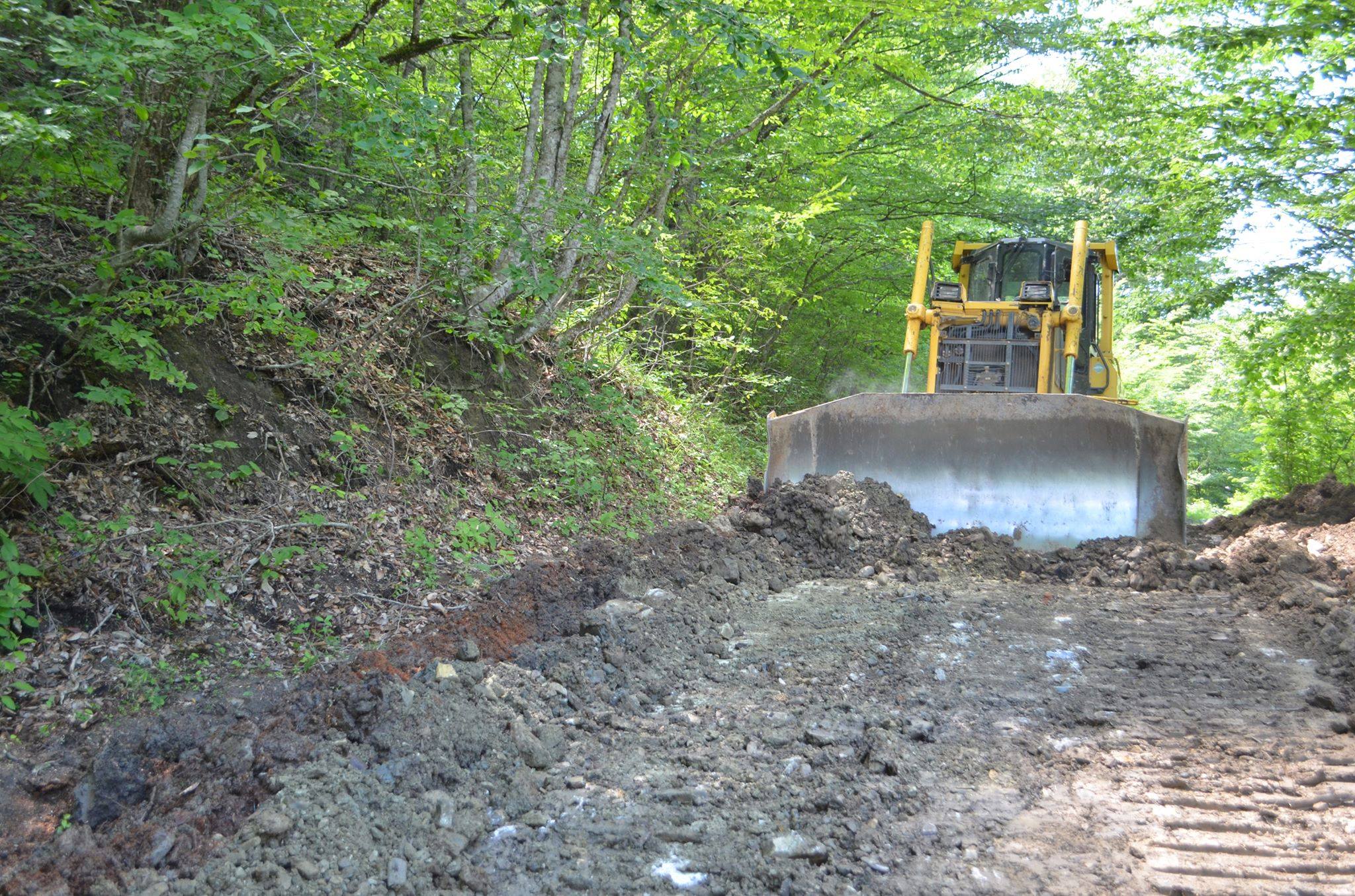 Forestry roads rehabilitation in Sviri