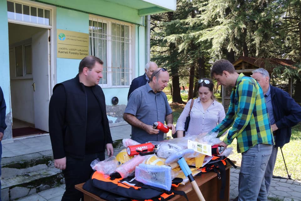 Kakheti Forestry Service is provided with fire fighting equipment