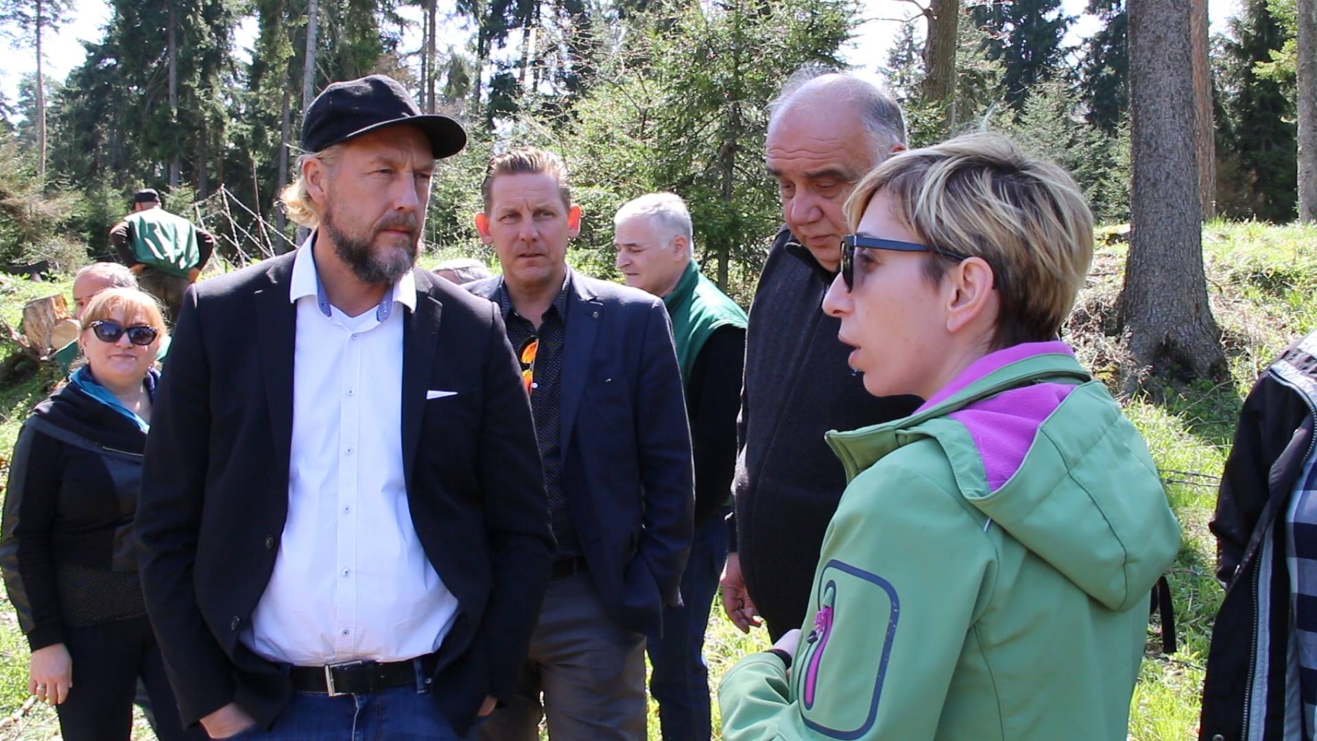 The representatives of the Trade Union of Sweden visited Borjomi Gorge