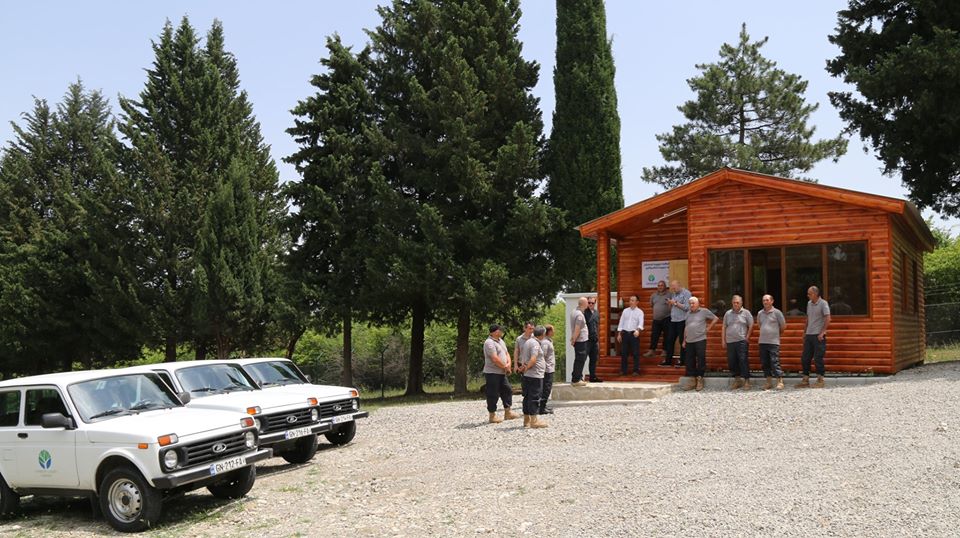 The 'business yard" was opened in Gurjaani