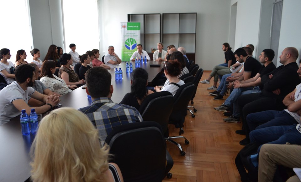 Meeting with students of Forestry sector 