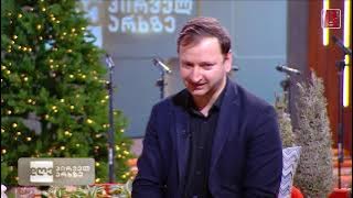 Davit Damenia on TV Show Dge about information campaign Don't cut the Christmas Tree