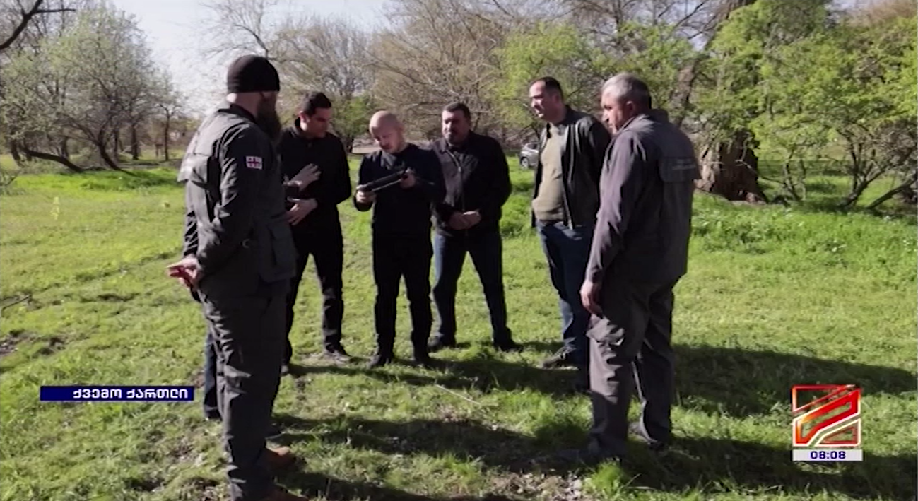 Forest restoration measures are ongoing across an area of 65 hectares in the Gardabani-Marneuli forestry district