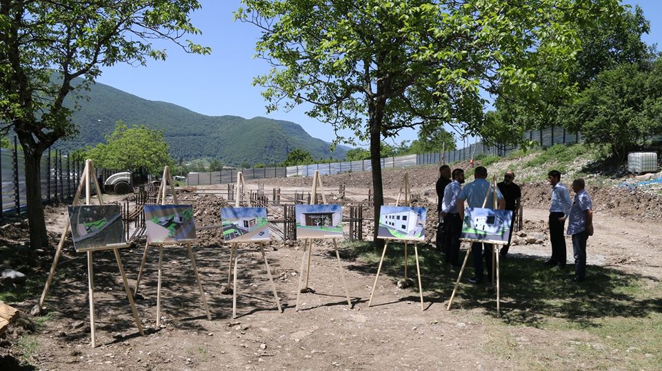 რაჭის სატყეო სამსახურის ახალი ოფისის მშენებლობა