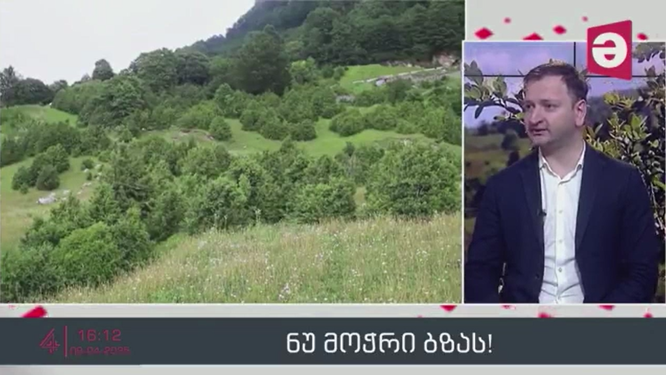 "ნუ მოჭრი ბზას" - დავით დამენია გადაცემაში „მაესტრო რეგიონები'